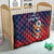 Custom United States Soccer Quilt Summer 2024 Olympic Go USA