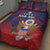 Custom United States Soccer Quilt Bed Set Summer 2024 Go USA - Wonder Print Shop