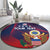 Custom United States Soccer Round Carpet Summer 2024 Olympic Go USA