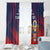 Custom United States Soccer Window Curtain Summer 2024 Go USA - Wonder Print Shop