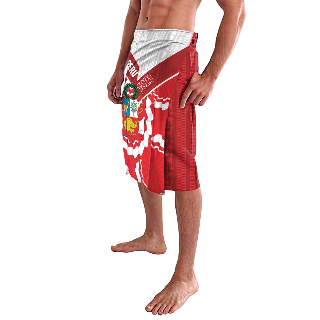 Peru 1821 Proud Lavalava National Day Peruvian Pattern
