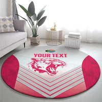 South Africa Rugby Custom Round Carpet Come On Puma African Pattern