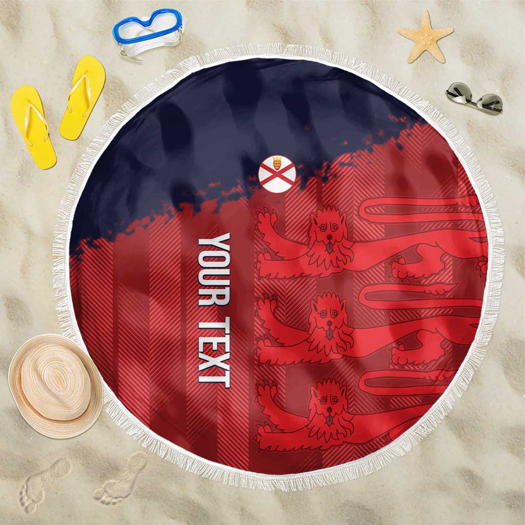 Custom Jersey Cricket Beach Blanket Go Jer Lions - Wonder Print Shop