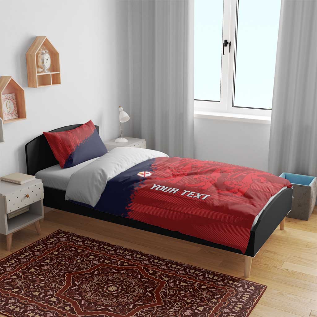 Custom Jersey Cricket Bedding Set Go Jer Lions - Wonder Print Shop