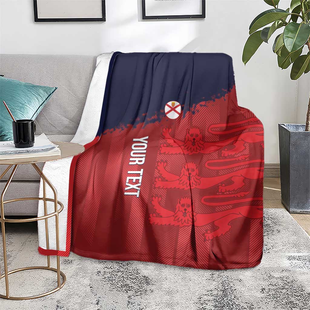 Custom Jersey Cricket Blanket Go Jer Lions - Wonder Print Shop