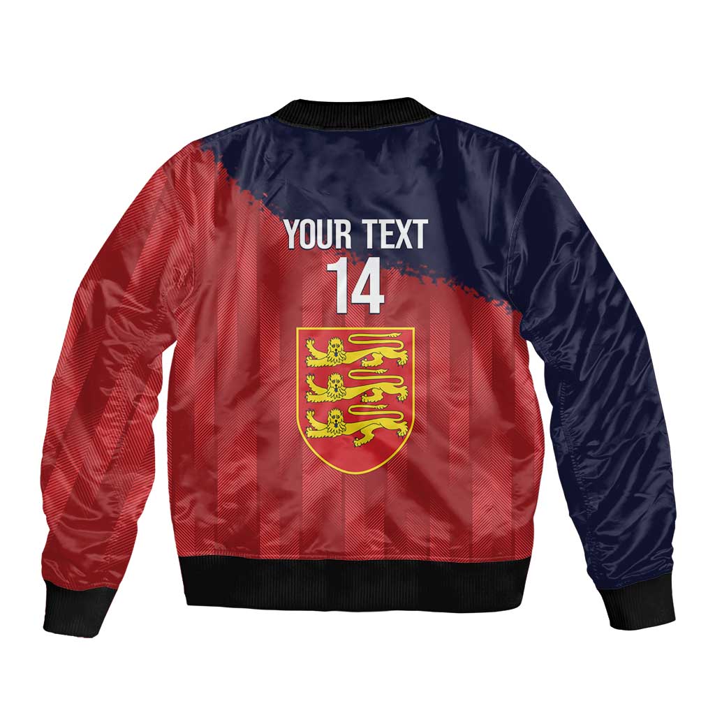 Custom Jersey Cricket Bomber Jacket Go Jer Lions - Wonder Print Shop