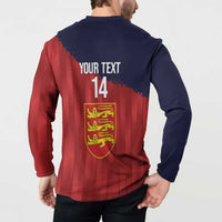 Custom Jersey Cricket Button Sweatshirt Go Jer Lions - Wonder Print Shop
