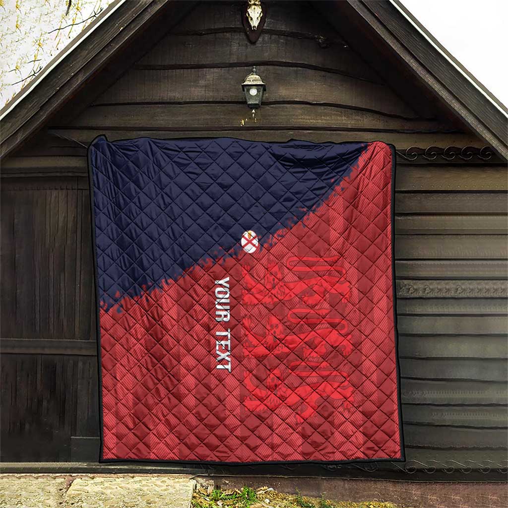 Custom Jersey Cricket Quilt Go Jer Lions - Wonder Print Shop
