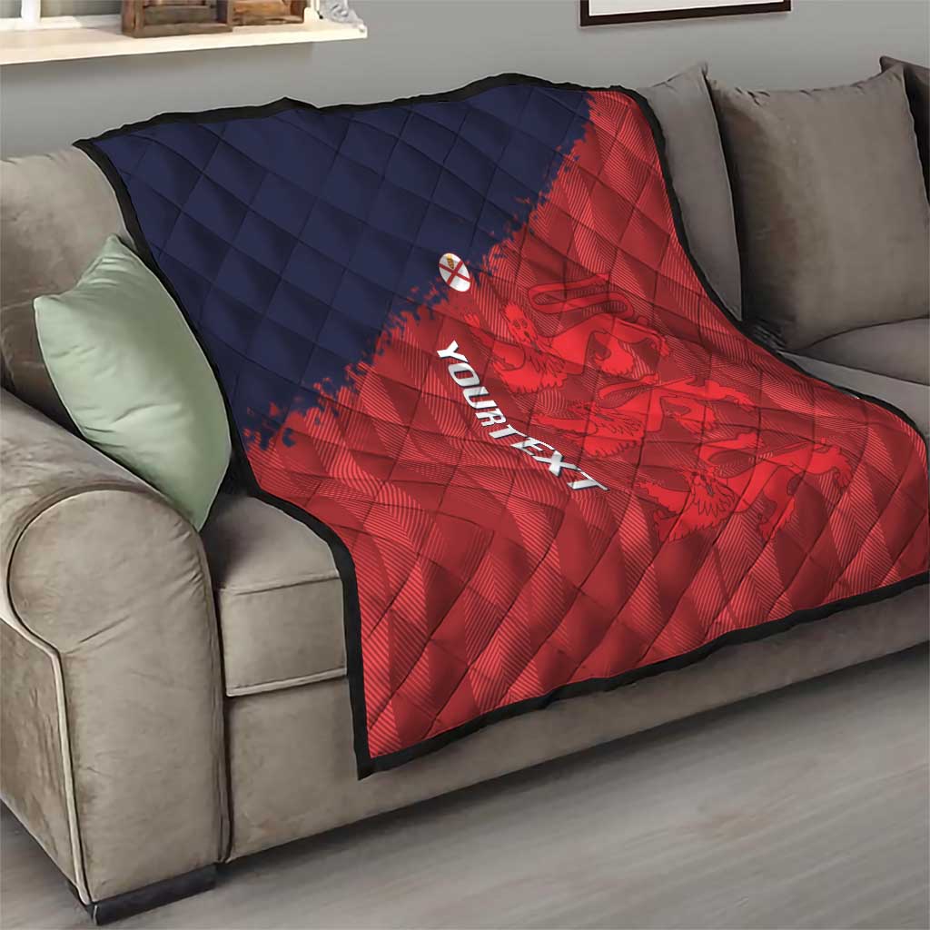 Custom Jersey Cricket Quilt Go Jer Lions - Wonder Print Shop