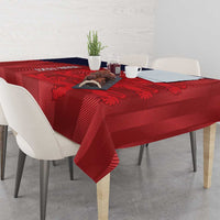 Custom Jersey Cricket Tablecloth Go Jer Lions - Wonder Print Shop