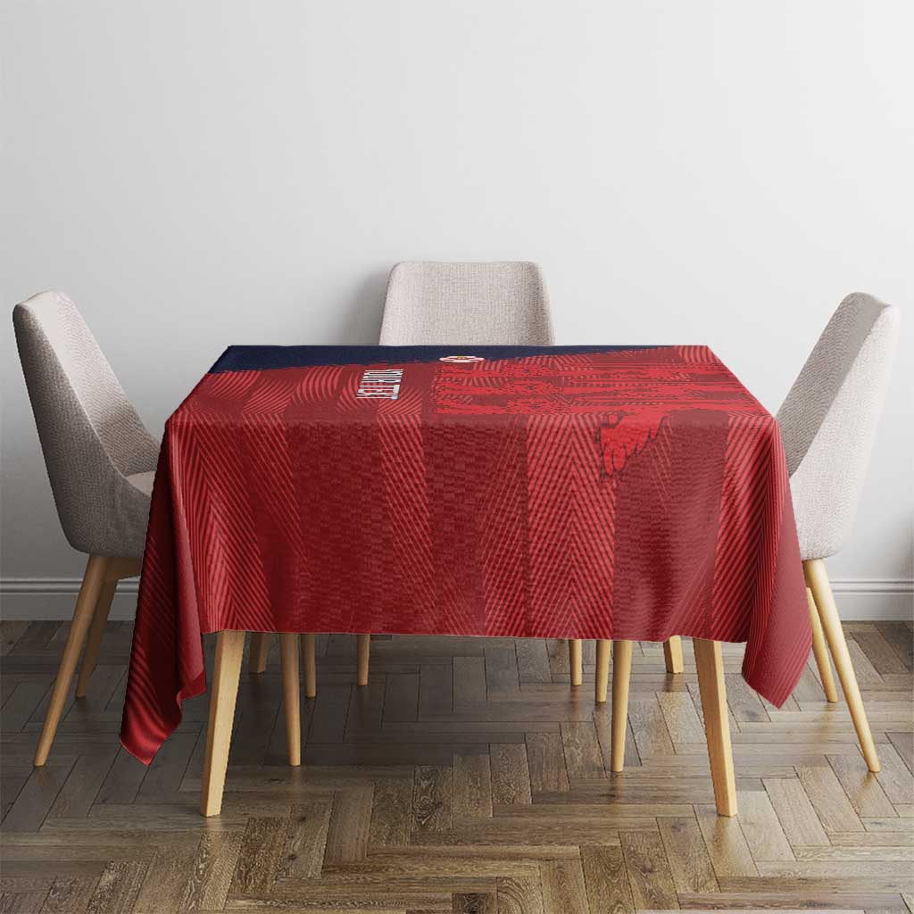 Custom Jersey Cricket Tablecloth Go Jer Lions - Wonder Print Shop