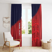 Custom Jersey Cricket Window Curtain Go Jer Lions - Wonder Print Shop