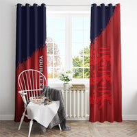 Custom Jersey Cricket Window Curtain Go Jer Lions - Wonder Print Shop