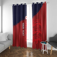 Custom Jersey Cricket Window Curtain Go Jer Lions - Wonder Print Shop