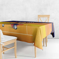 Custom Netherlands Cricket Tablecloth Go Flying Dutchmen Lion Mascot - Wonder Print Shop