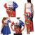 Personalized Chile Independence Day Family Matching Tank Maxi Dress and Hawaiian Shirt Chilean Coat Of Arms Copihue Flag Style - Wonder Print Shop