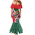 Personalized Mexico Independence Day Family Matching Mermaid Dress and Hawaiian Shirt 16 De Septiembre Mexican Aztec