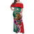 Personalized Mexico Independence Day Family Matching Off Shoulder Maxi Dress and Hawaiian Shirt 16 De Septiembre Mexican Aztec