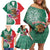 Personalized Mexico Independence Day Family Matching Off Shoulder Short Dress and Hawaiian Shirt 16 De Septiembre Mexican Aztec