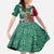 Personalized Mexico Independence Day Kid Short Sleeve Dress 16 De Septiembre Mexican Aztec