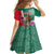 Personalized Mexico Independence Day Kid Short Sleeve Dress 16 De Septiembre Mexican Aztec