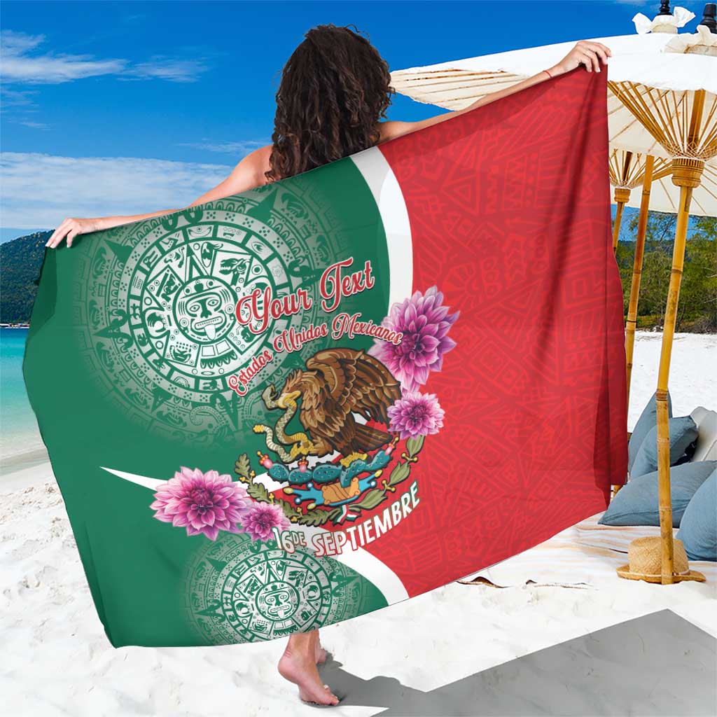 Personalized Mexico Independence Day Sarong 16 De Septiembre Mexican Aztec - Wonder Print Shop