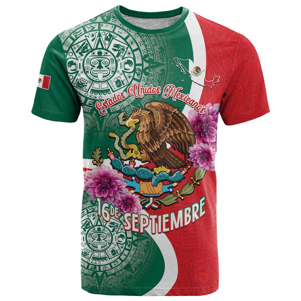 Personalized Mexico Independence Day T Shirt 16 De Septiembre Mexican Aztec