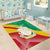 Personalised Guinea Independence Day Area Rug Happy 2 October Guinee Coat Of Arms - Wonder Print Shop