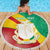 Personalised Guinea Independence Day Beach Blanket Happy 2 October Guinee Coat Of Arms - Wonder Print Shop