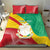 Personalised Guinea Independence Day Bedding Set Happy 2 October Guinee Coat Of Arms - Wonder Print Shop