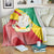 Personalised Guinea Independence Day Blanket Happy 2 October Guinee Coat Of Arms