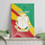 Personalised Guinea Independence Day Canvas Wall Art Happy 2 October Guinee Coat Of Arms - Wonder Print Shop