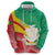 Personalised Guinea Independence Day Hoodie Happy 2 October Guinee Coat Of Arms - Wonder Print Shop