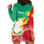 Personalised Guinea Independence Day Hoodie Dress Happy 2 October Guinee Coat Of Arms - Wonder Print Shop