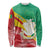 Personalised Guinea Independence Day Long Sleeve Shirt Happy 2 October Guinee Coat Of Arms - Wonder Print Shop