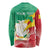 Personalised Guinea Independence Day Long Sleeve Shirt Happy 2 October Guinee Coat Of Arms - Wonder Print Shop