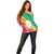 Personalised Guinea Independence Day Off Shoulder Sweater Happy 2 October Guinee Coat Of Arms - Wonder Print Shop