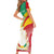 Personalised Guinea Independence Day Short Sleeve Bodycon Dress Happy 2 October Guinee Coat Of Arms - Wonder Print Shop