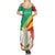 Personalised Guinea Independence Day Summer Maxi Dress Happy 2 October Guinee Coat Of Arms - Wonder Print Shop