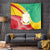 Personalised Guinea Independence Day Tapestry Happy 2 October Guinee Coat Of Arms