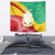 Personalised Guinea Independence Day Tapestry Happy 2 October Guinee Coat Of Arms