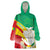 Personalised Guinea Independence Day Wearable Blanket Hoodie Happy 2 October Guinee Coat Of Arms - Wonder Print Shop