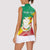 Personalised Guinea Independence Day Women Sleeveless Polo Shirt Happy 2 October Guinee Coat Of Arms - Wonder Print Shop