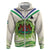 Personalised Lesotho Independence Day Hoodie Aloe Polyphylla Mix Coat Of Arms - Wonder Print Shop