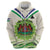 Personalised Lesotho Independence Day Hoodie Aloe Polyphylla Mix Coat Of Arms - Wonder Print Shop