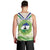 Personalised Lesotho Independence Day Men Tank Top Aloe Polyphylla Mix Coat Of Arms - Wonder Print Shop