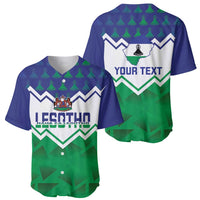 Baseball jersey set: blue and green chevron prints, front and back views