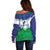 Personalised Lesotho Independence Day Off Shoulder Sweater Naha ea Lesotho Proud - Wonder Print Shop