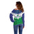 Personalised Lesotho Independence Day Off Shoulder Sweater Naha ea Lesotho Proud - Wonder Print Shop