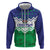 Personalised Lesotho Independence Day Zip Hoodie Naha ea Lesotho Proud - Wonder Print Shop